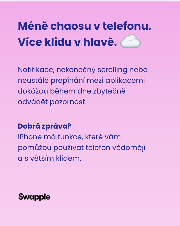 Méně chaosu v telefonu